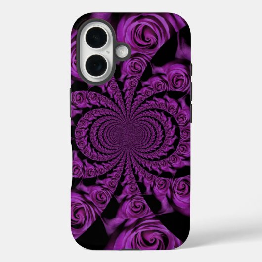Coques Case-Mate iPhone Créez votre propre Valentines violettes Conception (Verso)