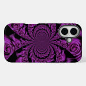 Coques Case-Mate iPhone Créez votre propre Valentines violettes Conception (Verso (horizontal))