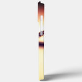 Coques Case-Mate iPhone Crème beige brûlée sous une ligne claire ressemble (Verso / Gauche)