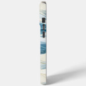 Coques Case-Mate iPhone Crème Bleue Mer Sable Océan Vagues (Verso / Gauche)