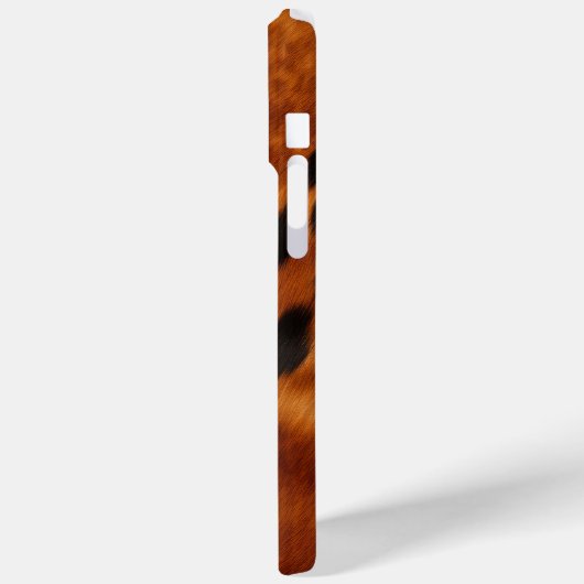 Coques Case-Mate iPhone Crème Brown animal de cowhide (Verso / Gauche)