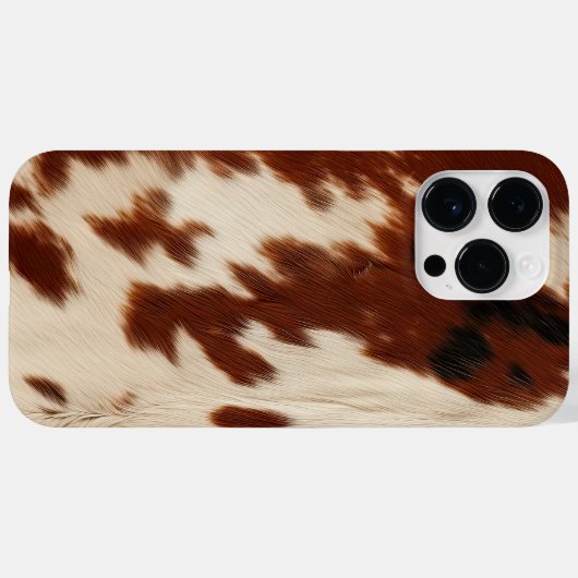 Coques Case-Mate iPhone Crème Brown Ouest (Verso (horizontal))