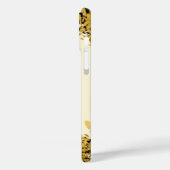 Coques Case-Mate iPhone Crème de Glamour de Guépard de Jungle Exotique Or (Verso / Gauche)