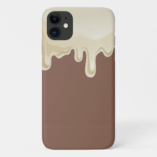 Coques Case-Mate iPhone Crème de séchage au chocolat chaud (Dos)