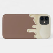 Coques Case-Mate iPhone Crème de séchage au chocolat chaud (Dos (Horizontal))