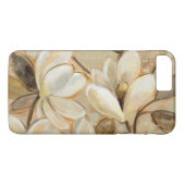 Coques Case-Mate iPhone Crème de simplicité de magnolia (Dos (Horizontal))