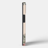 Coques Case-Mate iPhone Crème de style victorien et floral rose imprimé su (Verso / Droite)