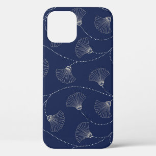Case-Mate iPhone Case Crème Florale Art Nouveau Indigo