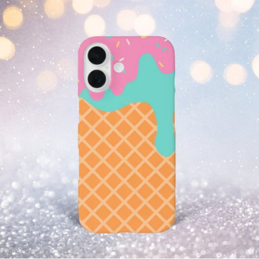 Coques Case-Mate iPhone Crème glacée au cône de gaufre sèche