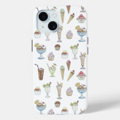 Coques Case-Mate iPhone Crème glacée Collage Sundae (Verso)