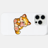 Coques Case-Mate iPhone Crème Glacée de Chat Mignon (Verso (horizontal))