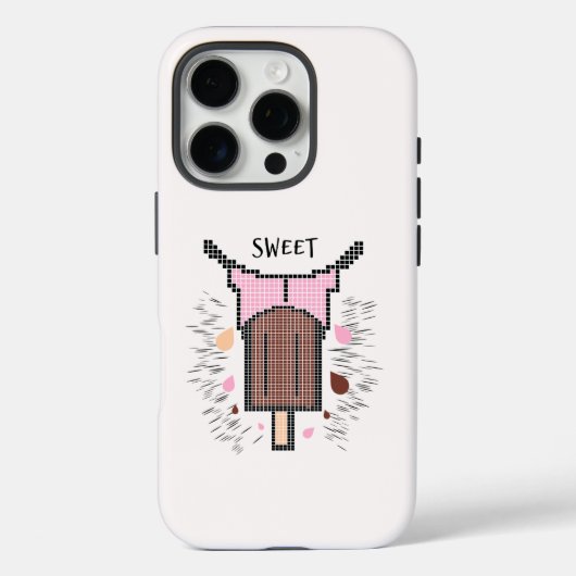 Coques Case-Mate iPhone Crème glacée et langue (Verso)
