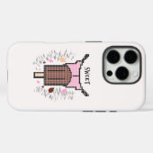 Coques Case-Mate iPhone Crème glacée et langue (Verso (horizontal))