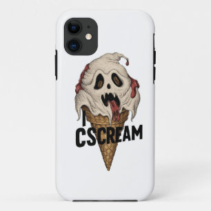 Case-Mate iPhone Case Crème glacée fantôme éffrayante "I CSCREAM"