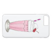 Coques Case-Mate iPhone Crème glacée Shoppe fraise rose Milkshake Foin (Dos (Horizontal))