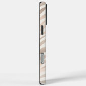 Coques Case-Mate iPhone Crème rose Beige Zebra Poster de animal (Verso / Droite)