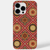COQUES Case-Mate iPhone CRÈME ROUGE MANDALA MOTIF (Verso)