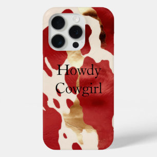 Coque iPhone 15 Pro Crème Rouge Or Occidental