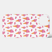 Coques Case-Mate iPhone Crèmes glacées et cerises (Verso (horizontal))