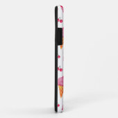 Coques Case-Mate iPhone Crèmes glacées et cerises (Dos/Droite)