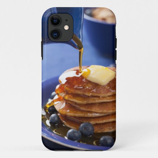 Coques Case-Mate iPhone Crêpes avec le sirop et la myrtille (Dos)