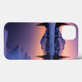 Coques Case-Mate iPhone Crépuscule, Tarn et croissant de lune (Verso (horizontal))