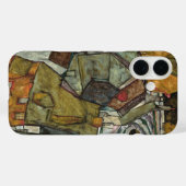 Coques Case-Mate iPhone Crescent de Maisons II, Ville de l'île par Egon Sc (Verso (horizontal))