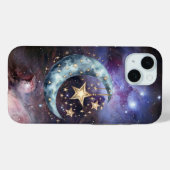 Coques Case-Mate iPhone Crescent Moon Stars Galaxy Céleste Wiccan (Verso (horizontal))