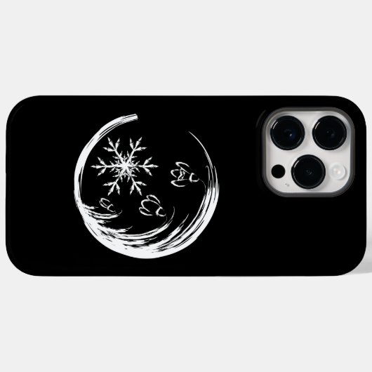 Coques Case-Mate iPhone Crest d'hiver (Verso (horizontal))