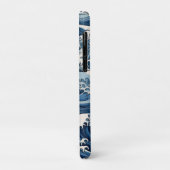 Coques Case-Mate iPhone Crêtes éphémères : Les vagues d'Hokusai réimaginée (Dos/Gauche)