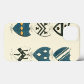 Coques Case-Mate iPhone Crêtes familiales de diverses maisons anglaises (Verso (horizontal))