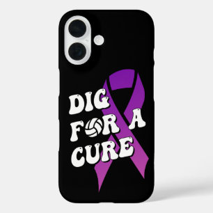 Coques iPhone 16 Creusez pour une guérison, Volleyball de sensibili