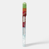 Coques Case-Mate iPhone Cricket : Red Hard Ball Art Print (Verso / Droite)