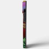 Coques Case-Mate iPhone Cricket : Red Hard Ball Art Print (Verso / Gauche)