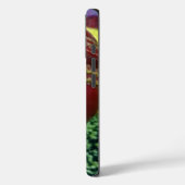 Coques Case-Mate iPhone Cricket : Red Hard Ball Art Print (Verso / Gauche)