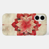 Coques Case-Mate iPhone Crimson Bloom Mandala (Verso (horizontal))