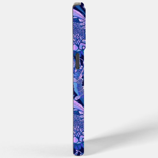 Coques Case-Mate iPhone Crimson Rosella Tropical Blue (Verso / Droite)