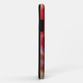 Coques Case-Mate iPhone Crimson Stitch Focus : Gros plan du coeur du crick (Dos/Droite)