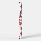 Coques Case-Mate iPhone Crimson Vortex : Belle Balle de Cricket Rouge (Verso / Droite)