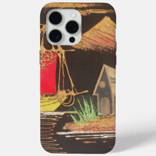 Coque iPhone 15 Pro Max Crimson Voyage Paysage au voilier rouge peinture