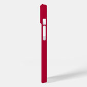 Coques Case-Mate iPhone Crimson White Elegant Calligraphie Nom du script (Verso / Gauche)