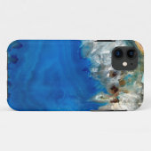Coques Case-Mate iPhone cristal bleu (Dos (Horizontal))