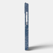 Coques Case-Mate iPhone Cristal bleu acier foncé (Verso / Gauche)