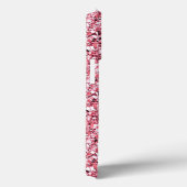 Coques Case-Mate iPhone cristal druzy - quartz rose rose (Verso / Droite)