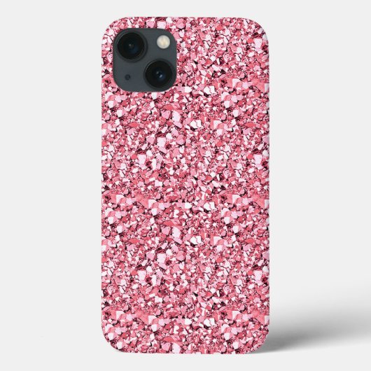 Coques Case-Mate iPhone cristal druzy - quartz rose rose (Verso)
