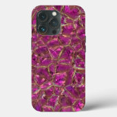 Coques Case-Mate iPhone Cristal rose et or (Verso)
