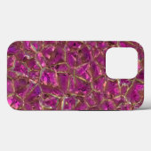 Coques Case-Mate iPhone Cristal rose et or (Verso (horizontal))
