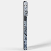 Coques Case-Mate iPhone Cristaux de givre de glace Texture (Verso / Droite)