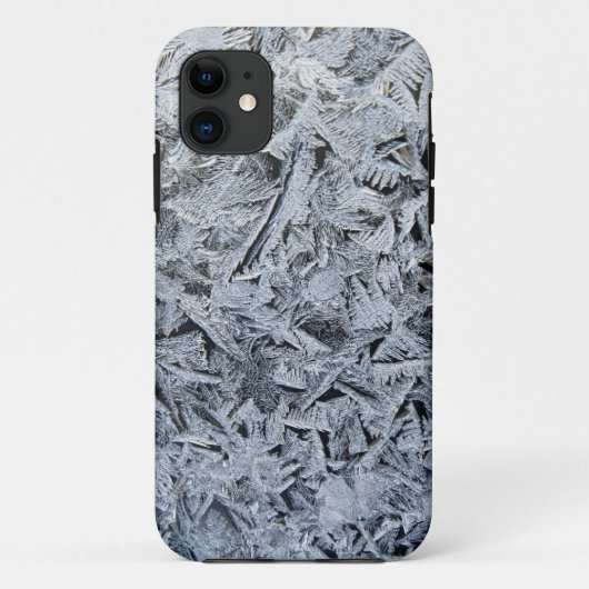 Coques Case-Mate iPhone Cristaux de givre de glace Texture (Dos)