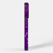 Coques Case-Mate iPhone cristaux de parties scintillant violet (Verso / Droite)